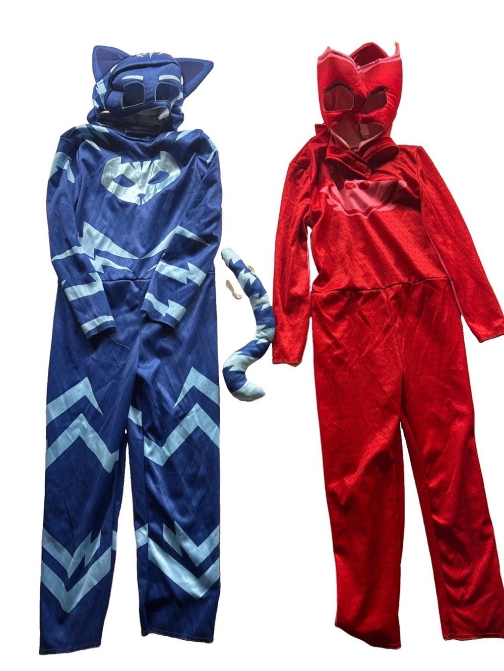 PJ Masks Catboy & Owlette Costume Jumpsuit Halloween Dress Up Disguise 3T-4T